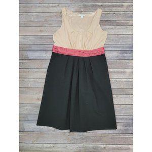 New York & Company Pink Black Sleeveless Dress Women's Size 14 711